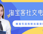 某站内部课程：淘宝客社交电商裂变，精准引流和粉丝裂变模式详解（共6节视频）| 鹿鸣网创