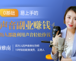 20堂好声音副业赚钱,让90%的人都能华丽转“声”,用声音轻松挣钱,月入过万。| 鹿鸣网创