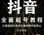2020最新抖音课程：起号基础+账号类型定位+视频搬运发送处理| 鹿鸣网创