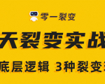 《5天裂变实战训练营》1套底层逻辑+3种裂变玩法，2020下半年微信裂变玩法| 鹿鸣网创