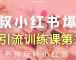 狼叔小红书爆款推广引流训练课第12期,手把手带你玩转小红书| 鹿鸣网创