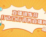 直播训练营:打造百万销售直播间 教会你如何直播带货,抓住直播大风口| 鹿鸣网创