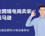 职业跨境电商卖家聊亚马逊:亚马逊运营的10项必备知识,12堂课让你看懂亚马逊运营| 鹿鸣网创