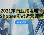 2021东南亚跨境电商Shopee实战运营课程,0基础、0经验、0投资的副业项目| 鹿鸣网创