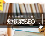 未来新趋势,布局短视频SEO,如何利用抖音SEO免费获得精准流量(3节课)| 鹿鸣网创