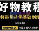 锅锅老师好物分享课程：短视频带货从零基础到精通，只需手机+实操| 鹿鸣网创