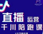 美尊-抖音直播运营千川系统课:直播运营规划、起号、主播培养、千川投放等| 鹿鸣网创