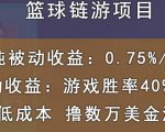 国外区块链篮球游戏项目，前期加入秒回本，被动收益日0.75%，撸数万美金| 鹿鸣网创