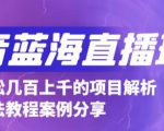 抖音最新蓝海直播玩法，3分钟赚30元，一天轻松1000+，只要你去直播就行【详细玩法教程】| 鹿鸣网创