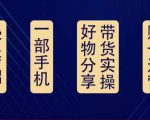 好物分享高阶实操课：0基础一部手机做好好物分享带货（24节课）| 鹿鸣网创