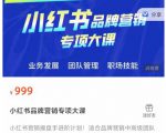 小红书品牌营销专项大课，操盘手进阶，一套能让你提升业务精进的课程| 鹿鸣网创