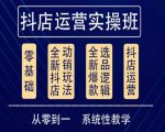 他创传媒·抖音小店系统运营实操课,从零到一系统性教学,抖店日出千单保姆级讲解| 鹿鸣网创