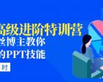PPT高级进阶特训营：百万粉丝博主教你进阶你的PPT技能(98节课程+PPT素材包)| 鹿鸣网创