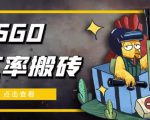 外面9800的CSGO汇率搬砖项目，一个月轻松赚几千【选品软件+详细教程】| 鹿鸣网创