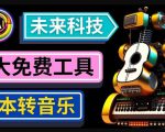 抢先体验未来Ai科技-文本转音乐工具，只需输入文字描述，即可创作歌曲和音乐| 鹿鸣网创