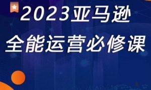 2023亚马逊全能运营必修课,全面认识亚马逊平台+精品化选品+CPC广告的极致打法| 鹿鸣网创
