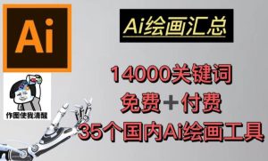 AI绘画汇总14000关键词+35个国内AI绘画工具(兔费+付费)头像壁纸不用愁| 鹿鸣网创