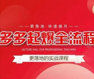 互力-多多新品打爆全流程，拼多多14天拉搜索自然流量，更落地·快速提升| 鹿鸣网创