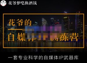 花爷的自媒体IP训练营【14期】,一套专业科学的自媒体IP武器库(更新2023年3月)| 鹿鸣网创