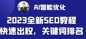 2023最新网站AI智能优化SEO教程，简单快速出权重，AI自动写文章+AI绘画配图| 鹿鸣网创