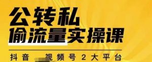 群响公转私偷流量实操课，致力于拥有更多自持，持续，稳定，精准的私域流量！| 鹿鸣网创