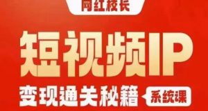 网红校长短视频IP变现通关秘籍｜系统课，产品篇，短视频篇，商业篇，私域篇，直播篇| 鹿鸣网创