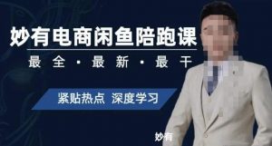 妙有电商闲鱼无货源陪跑课,最全、最新、最干,零基础实战| 鹿鸣网创