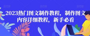 2023热门图文制作教程，制作图文内容详细教程，新手必看| 鹿鸣网创