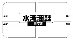 2024全新冷门水淹潮鞋无人直播玩法，小白也能轻松上手，打爆私域流量，轻松实现变现【揭秘】| 鹿鸣网创