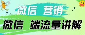 4.19日内部分享《微信营销流量端口》微信付费投流【揭秘】| 鹿鸣网创