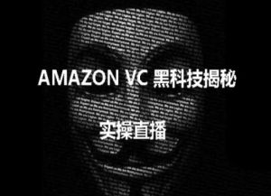 实操:AMAZON VC害人黑科技揭秘,跨境亚马逊教程| 鹿鸣网创