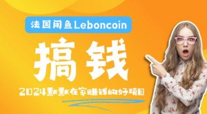 法国闲鱼Leboncoin跨境电商教程:环境邮箱电话解决产品上传及流量,悄悄赚钱【揭秘】| 鹿鸣网创