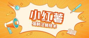 小红薯强制注销技术释放手机号(揭秘)| 鹿鸣网创
