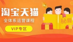 淘宝天猫全体系运营课程【9月24更新】，店铺全系运营、动销玩法、擦边球玩法等等| 鹿鸣网创