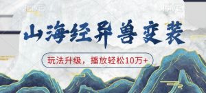 山海经异兽变装,玩法升级,播放轻松10万+| 鹿鸣网创