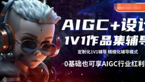 AIGC+设计1V1作品集辅导,0基础也可享AIGC行业红利| 鹿鸣网创