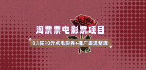 电影票无门槛券推广_0.1亓买10亓无门槛+渠道入口(v1.0版教程)| 鹿鸣网创