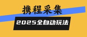 2025携程信息采集全自动玩法，高单价，零人工，全天开干【揭秘】| 鹿鸣网创