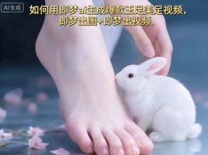 如何用即梦ai生成爆款玉足美足视频，即梦出图+即梦出视频，快速涨粉| 鹿鸣网创
