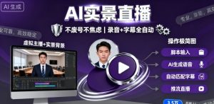 宝子哥9月20日线下课，AI实景直播，不废号不焦虑（录音+字幕）| 鹿鸣网创