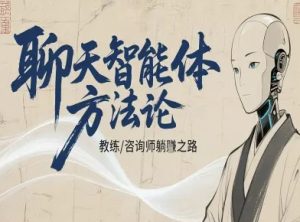 聊天智能体方法论-咨询师教师个人IP教程，咨询师教练躺賺之路| 鹿鸣网创