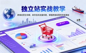 独立站实战教学,跨境经营全攻略,助您告别流量依赖,掌握跨境经营的终极奥| 鹿鸣网创