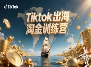 Tiktok出海淘金训练营,跨境电商TK实战变现| 鹿鸣网创