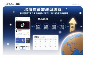 出海成长加速训练营,系统覆盖TikTok出海核心环节,助力把握出海机遇(更新)| 鹿鸣网创