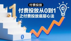 付费投放从0到1之付费投放底层心法| 鹿鸣网创
