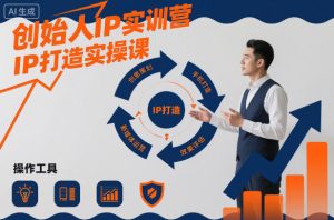 创始人IP实训营，IP打造实操课| 鹿鸣网创