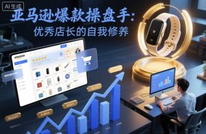 亚马逊爆款操盘手:优秀店长的自我修养| 鹿鸣网创