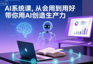 AI系统课，从会用到用好，带你用AI创造生产力| 鹿鸣网创