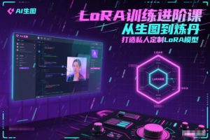 LoRA训练进阶课，从生图到炼丹，打造私人定制LoRA模型| 鹿鸣网创