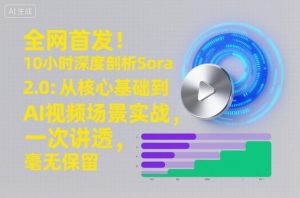 全网首发！10小时深度剖析Sora 2.0：从核心基础到AI视频场景实战，一次讲透，毫无保留| 鹿鸣网创